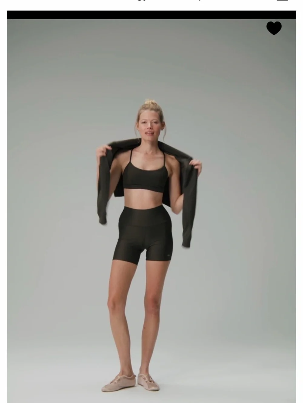 ALO Yoga High-Rise Chocolate Brown Bike Shorts